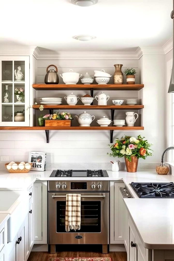 Vintage Whitewashed Shiplap - 30 Shiplap Backsplash Ideas for Your Kitchen