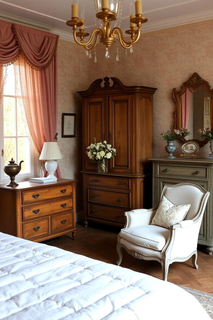 Vintage or Antique Furnishings - 17 romantic bedroom ideas