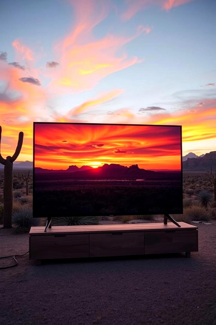 Vivid Color Enhancement - 30 Outdoor Tv Ideas