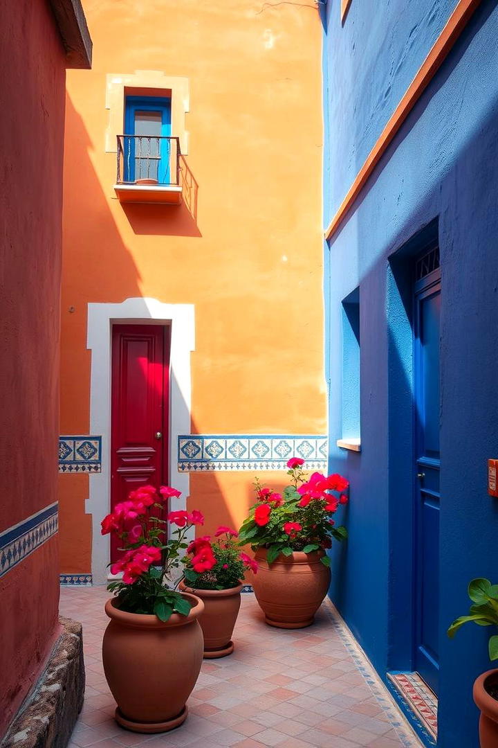 Vivid Color Palette - 21 spanish interior design ideas