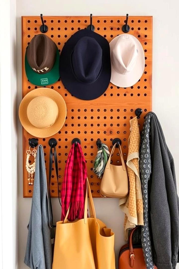 Wall Hooks and Pegboards - 21 Clothes Storage Ideas