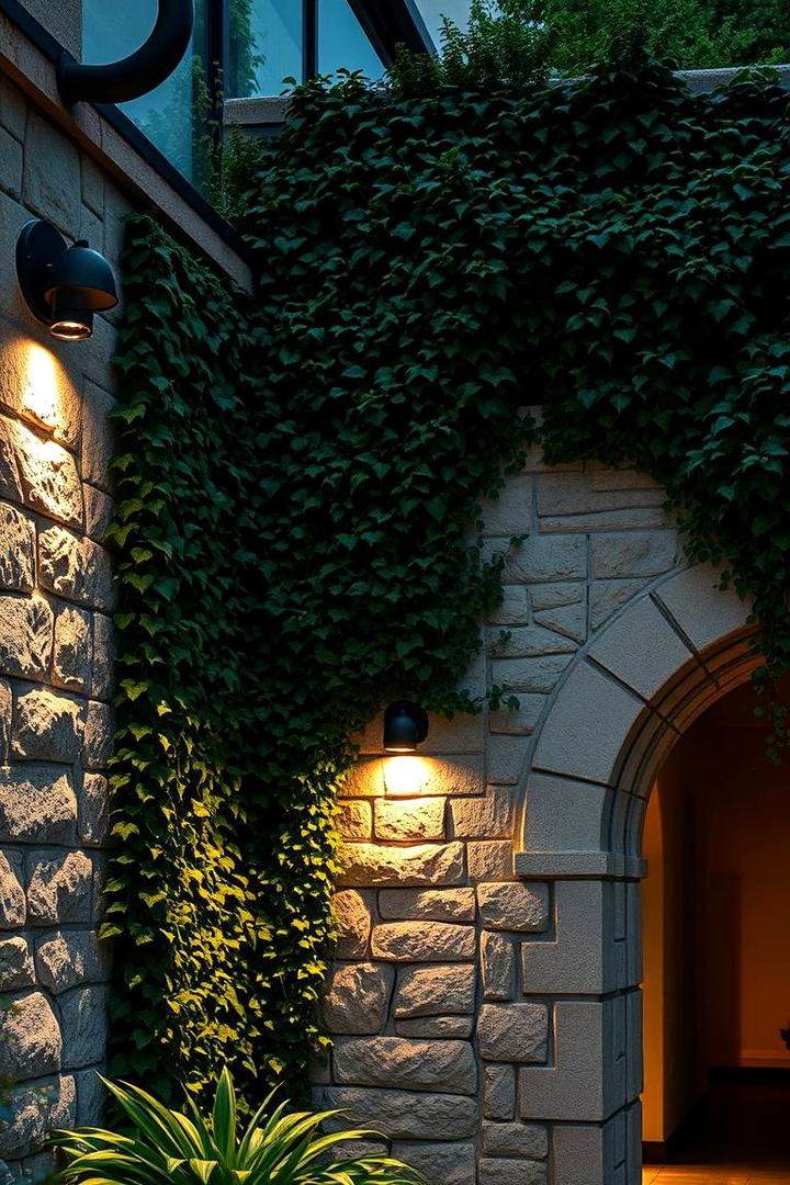 Wall Mounted Brilliance - 21 Garden Lighting Ideas