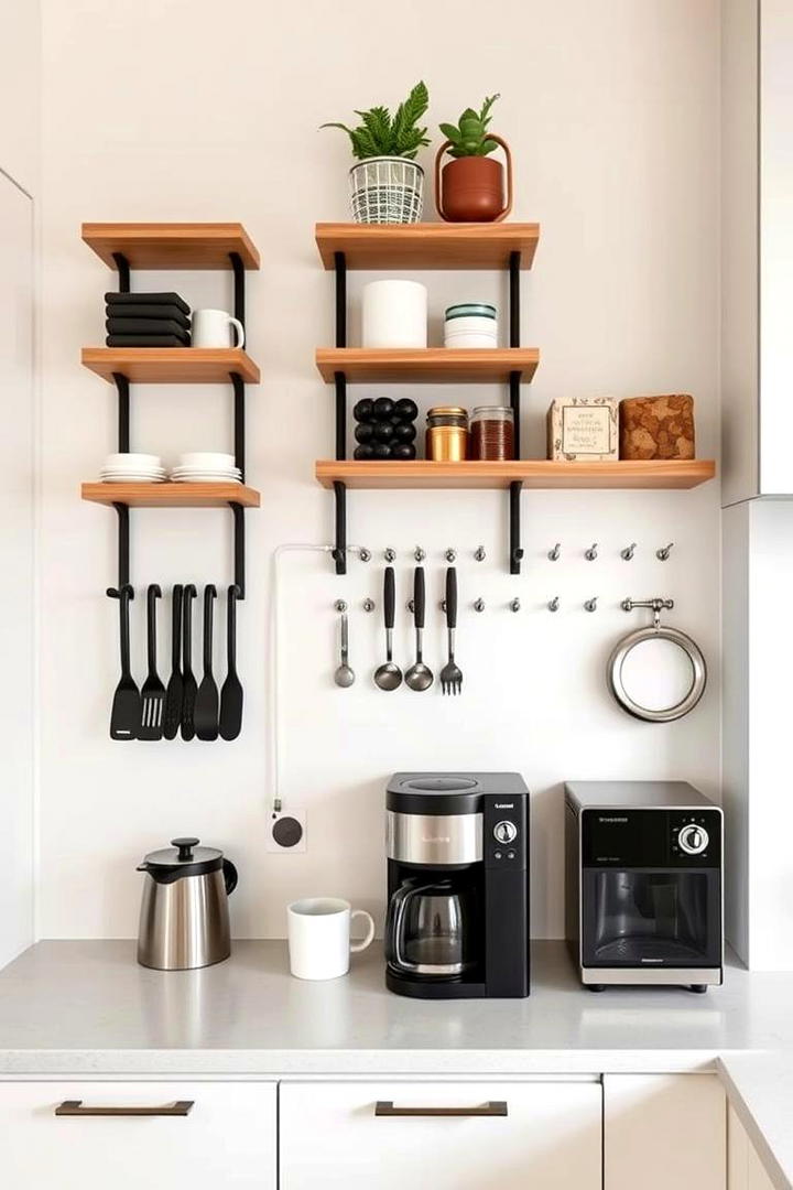 Wall Mounted Coffee Station - 21 Coffee Station Ideas