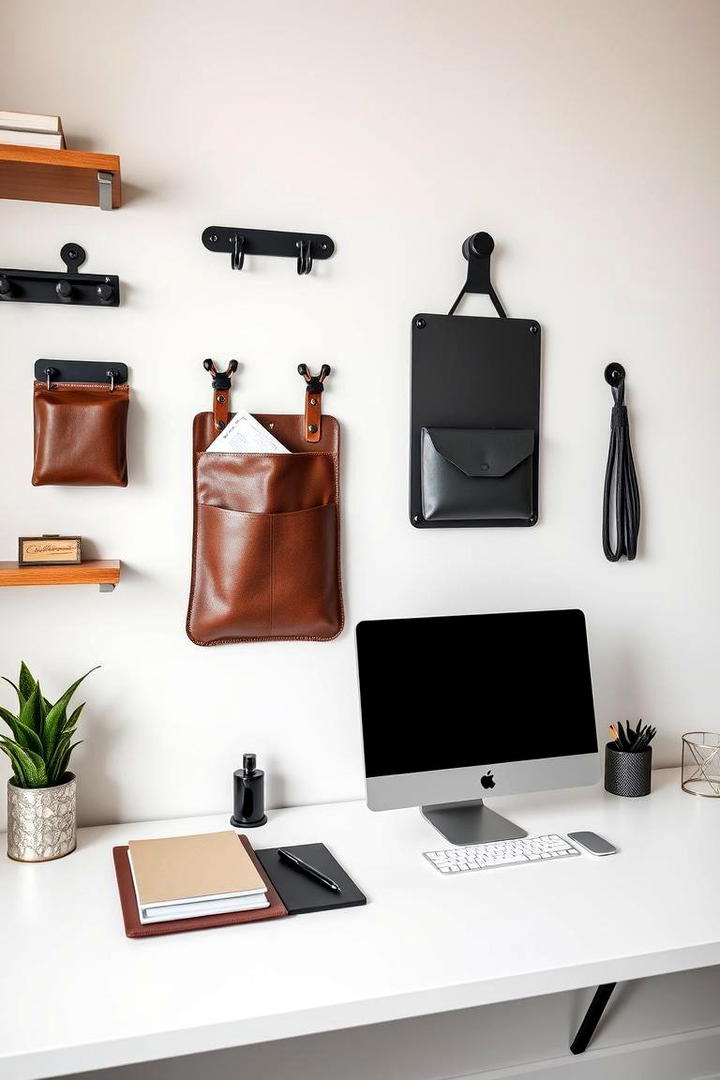 Wall Mounted Desk Organizers - 21 Desk Organization Ideas