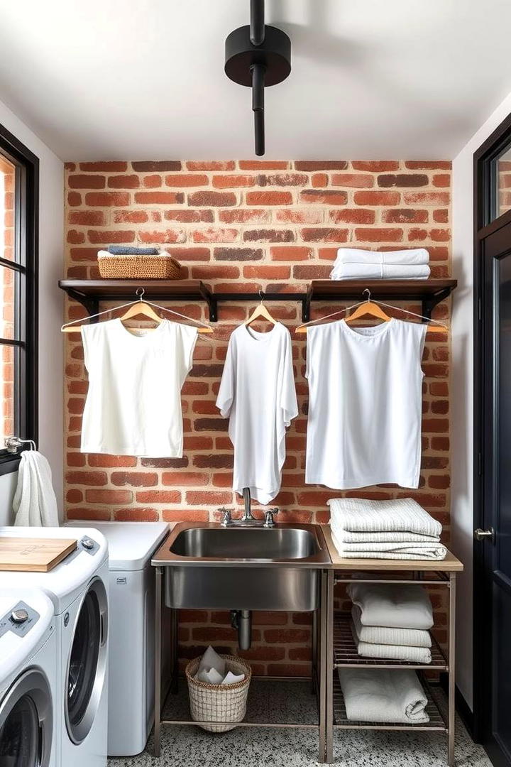 Wall Mounted Drying Lines - 21 Laundry Room Storage Ideas