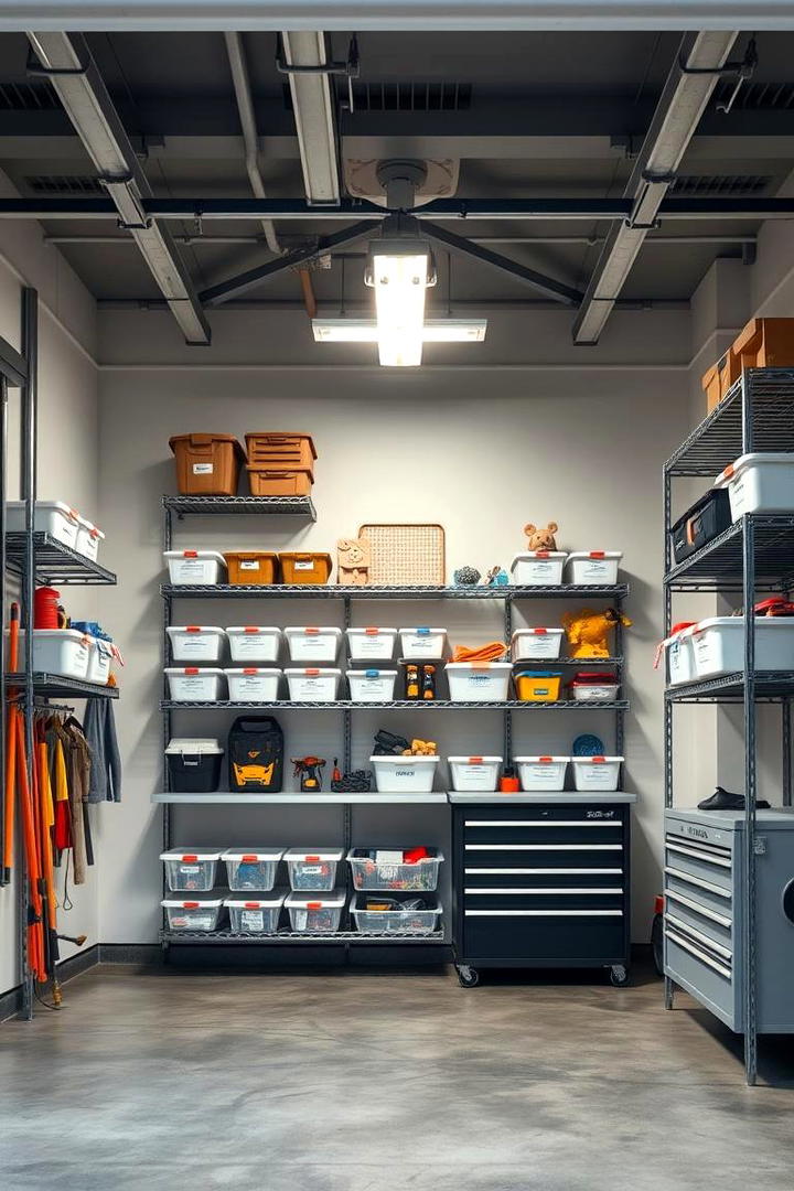 Wall Mounted Shelves for Efficiency - 21 Garage Storage Ideas