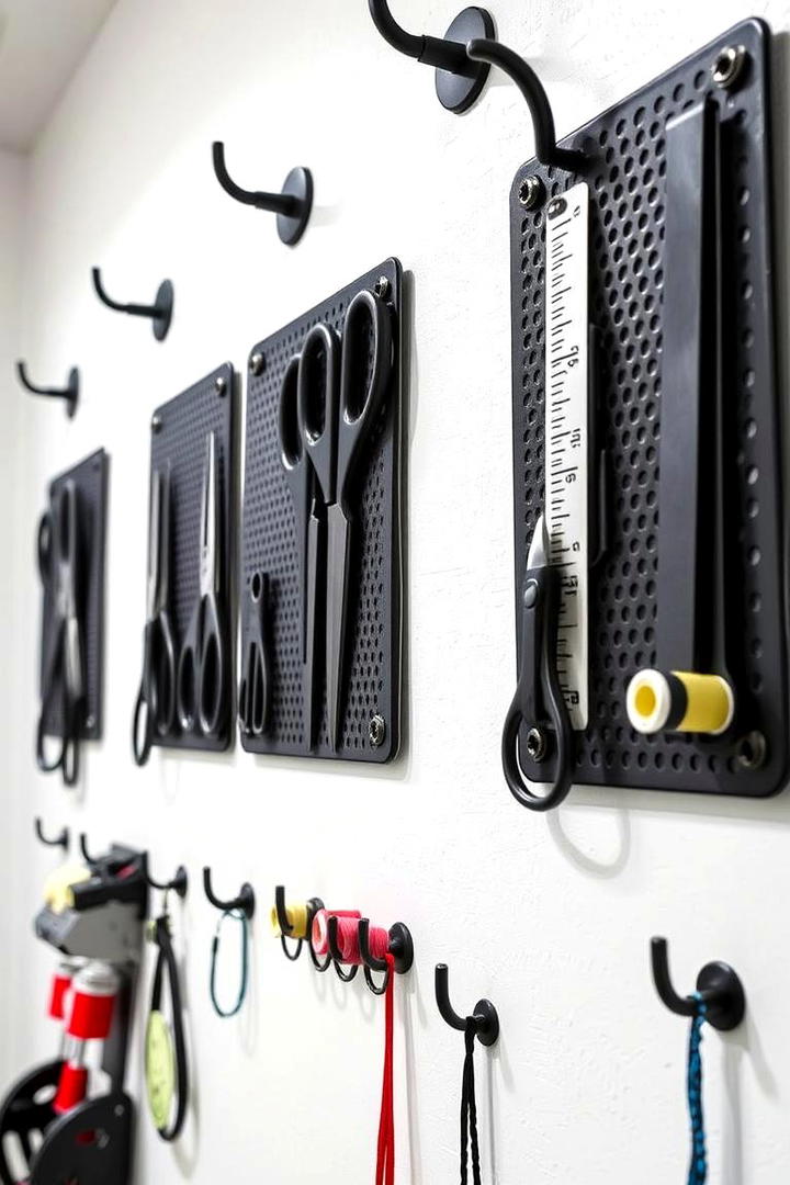 Wall Mounted Tool Organizers - 30 Small Craft Room Ideas