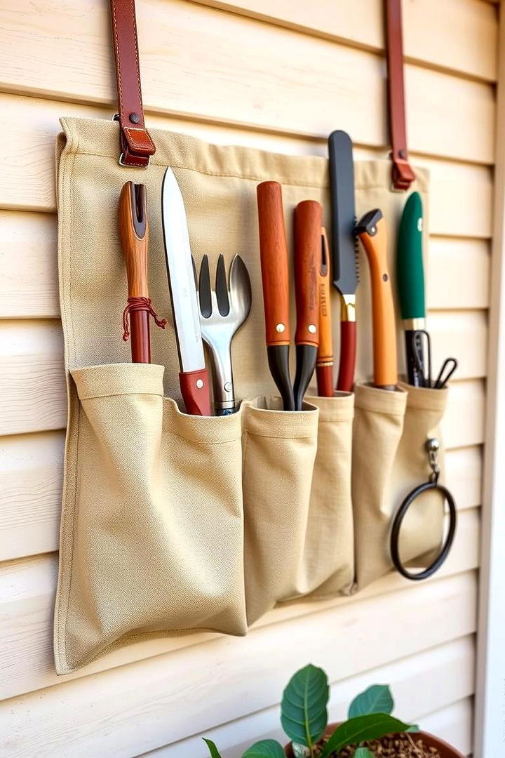 Wall Pocket Toy Storage - 30 Outdoor Toy Storage Ideas