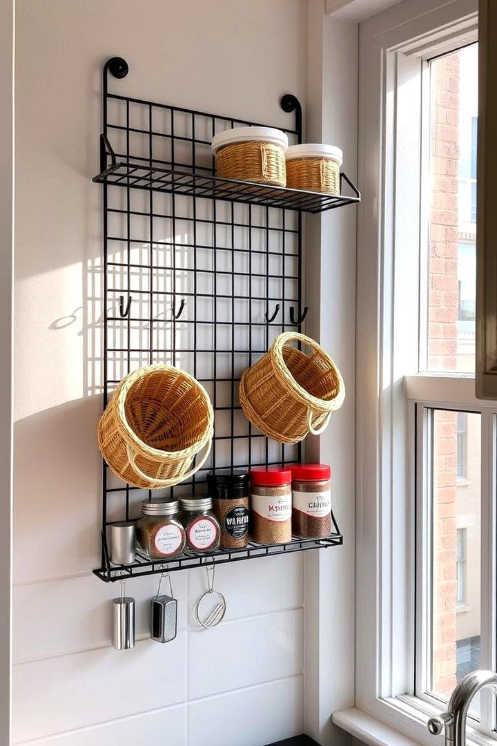 Wall mounted Snack Racks - 30 Snack Storage Ideas