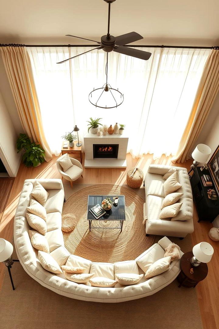 Warm Beige Ambiance - 30 Black and Beige Living Room Ideas