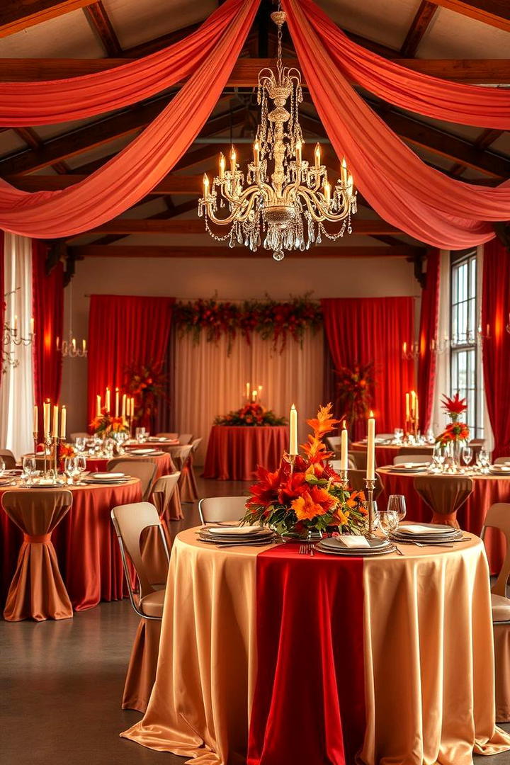 Warm Color Palette Accents - 21 Fall Wedding Décor Ideas