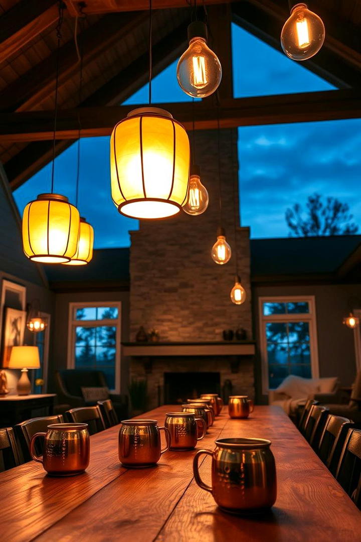 Warm Lighting Ambience - 30 Friendsgiving Decor Ideas