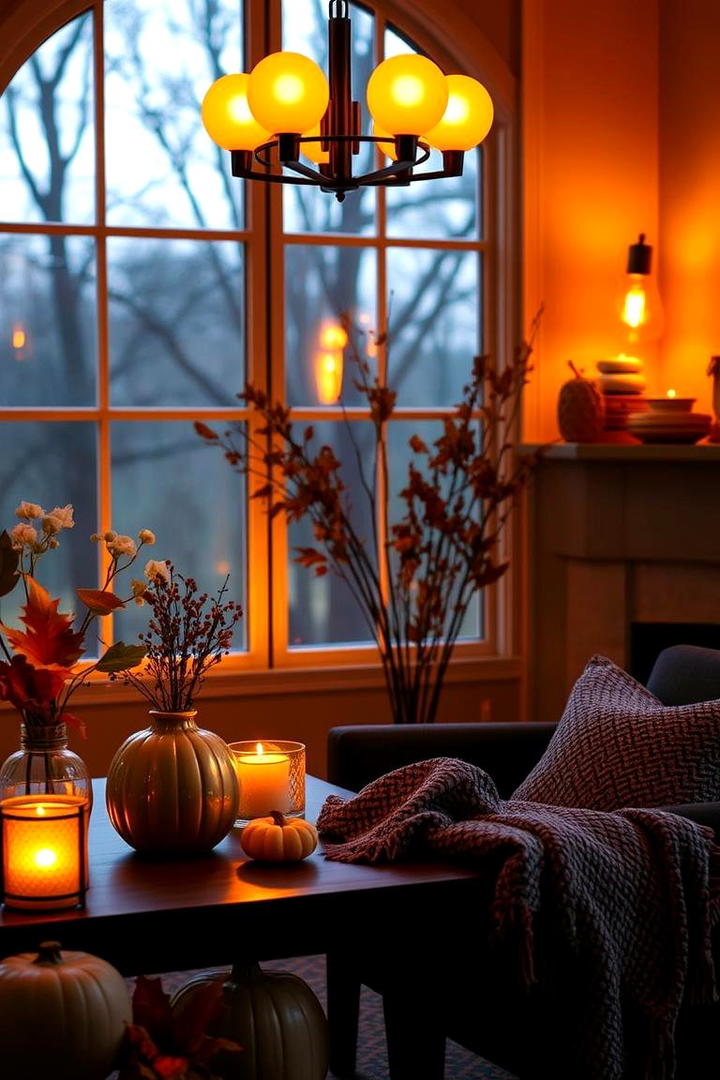 Warm Lighting Fixtures - 21 Fall Decor Ideas