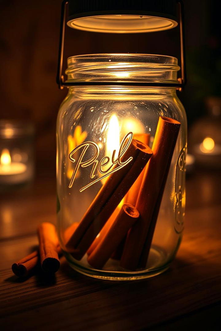 Warm Rustic Glow - 30 Mason Jar Centerpiece Ideas