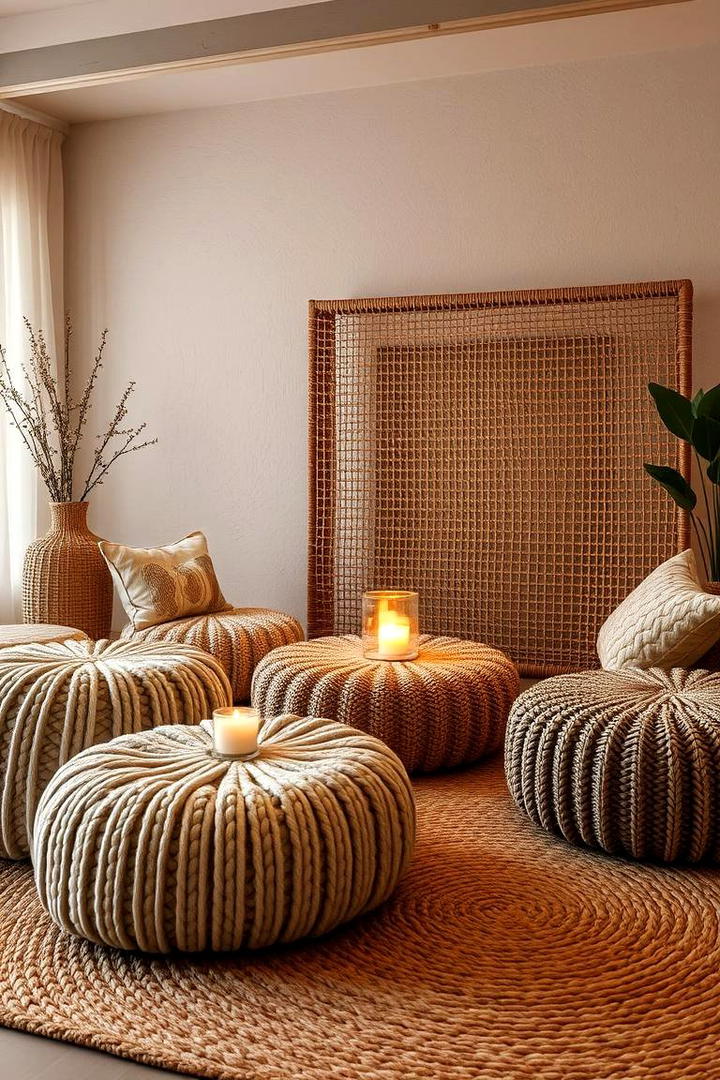 Warm Textured Greige Living Room - 30 Greige Living Room Ideas