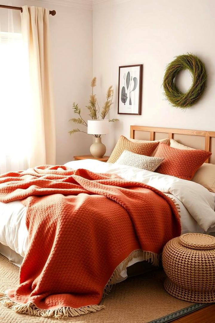 Warm Throw Blankets - 21 Cozy Bedroom Ideas