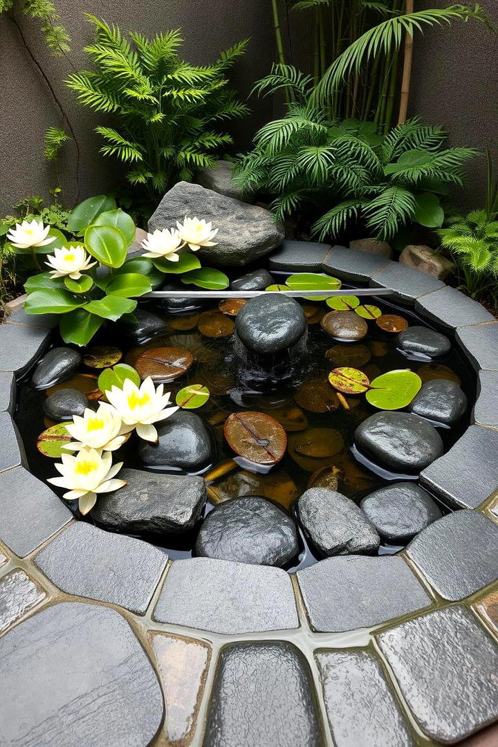 Water Feature Tranquility - 21 Corner Garden Ideas