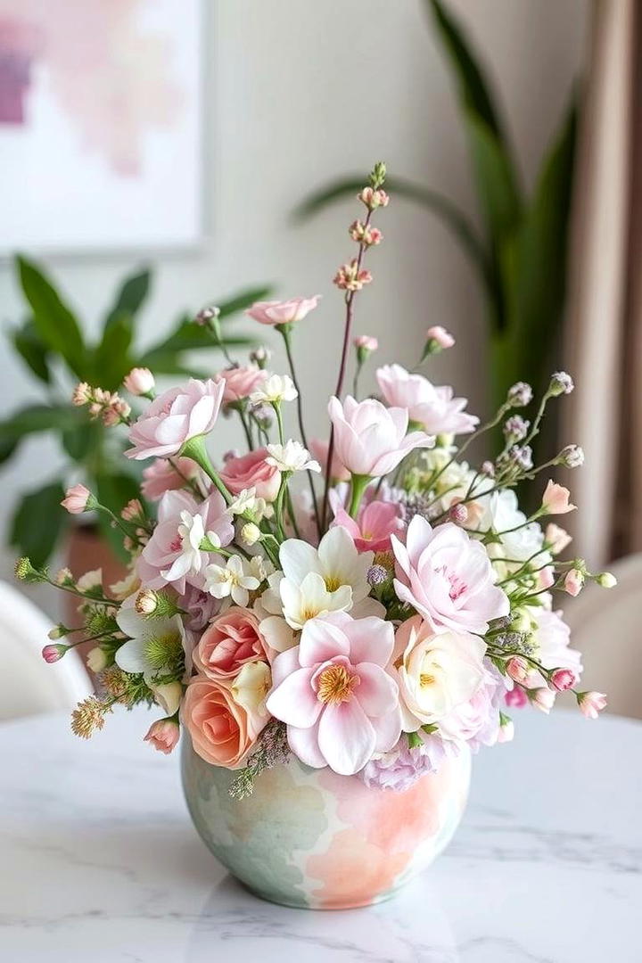 Watercolor Floral Fusion - 21 Flower Centerpiece Ideas