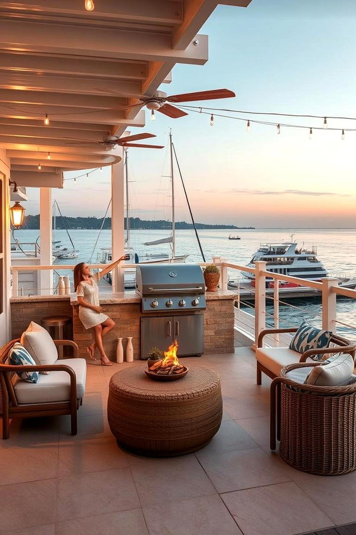 Waterfront BBQ Lounge - 21 bbq area ideas