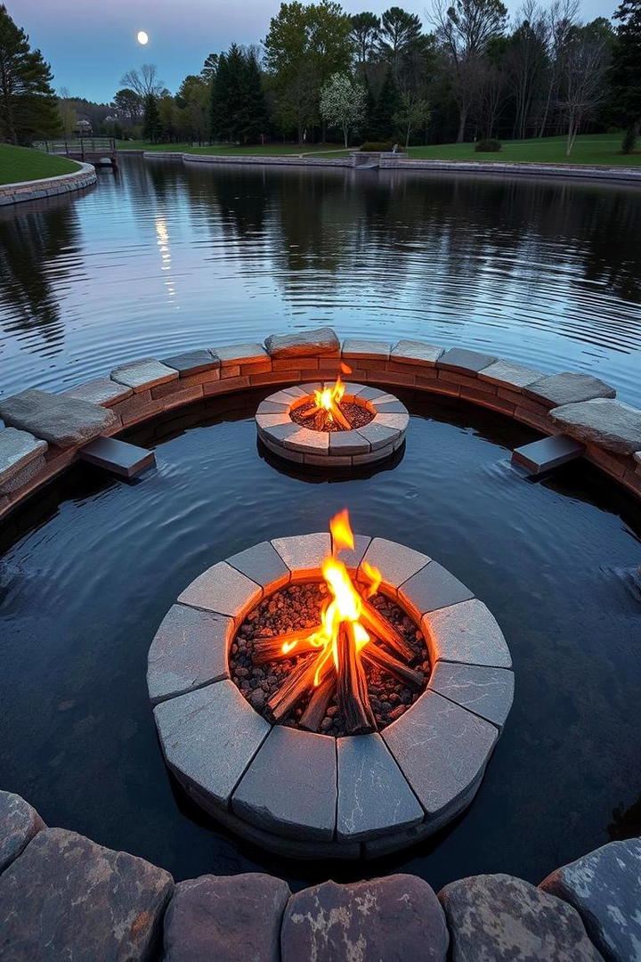 Waterfront Warmth - 21 Fire Pit Ideas