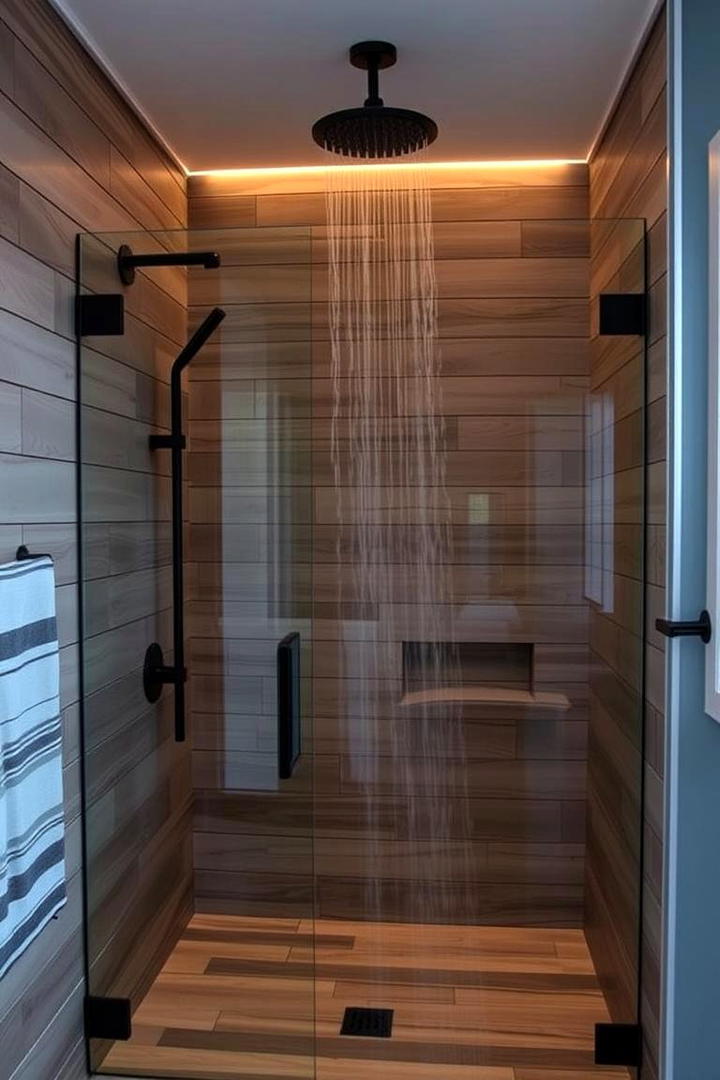 Waterproof Shiplap Shower Enclosure - 21 shiplap bathroom ideas