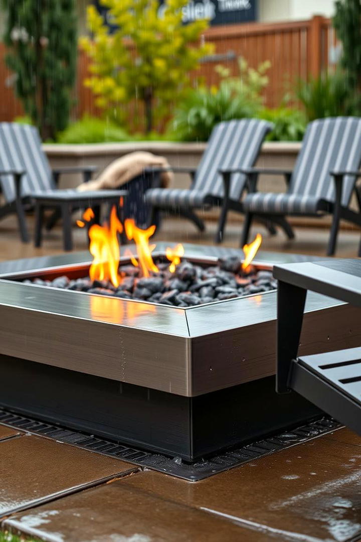 Weather Resistant Square Fire Pit - 30 Square Fire Pit Ideas