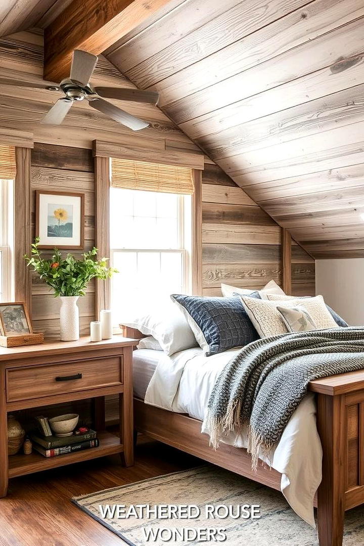 Weathered Wood Wonders - 21 Farmhouse Bedroom Ideas