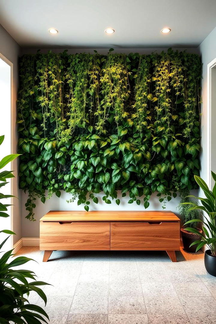 Welcoming Greenery Touches - 21 Foyer Decor Ideas