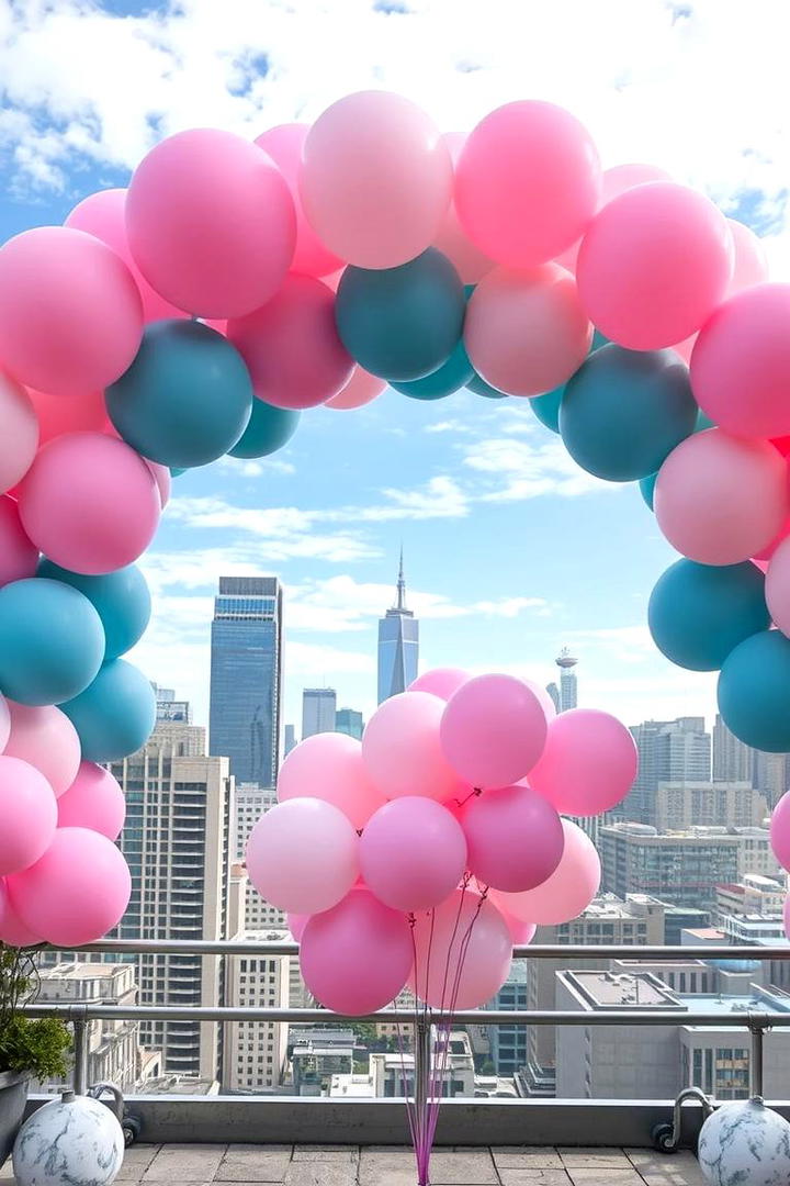 Whimsical Balloon Arch - 21 Wedding Arch Ideas