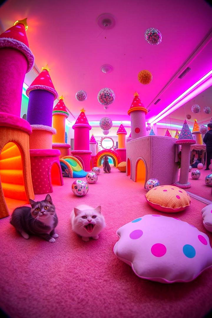 Whimsical Cat Wonderland - 30 Cat Room Ideas