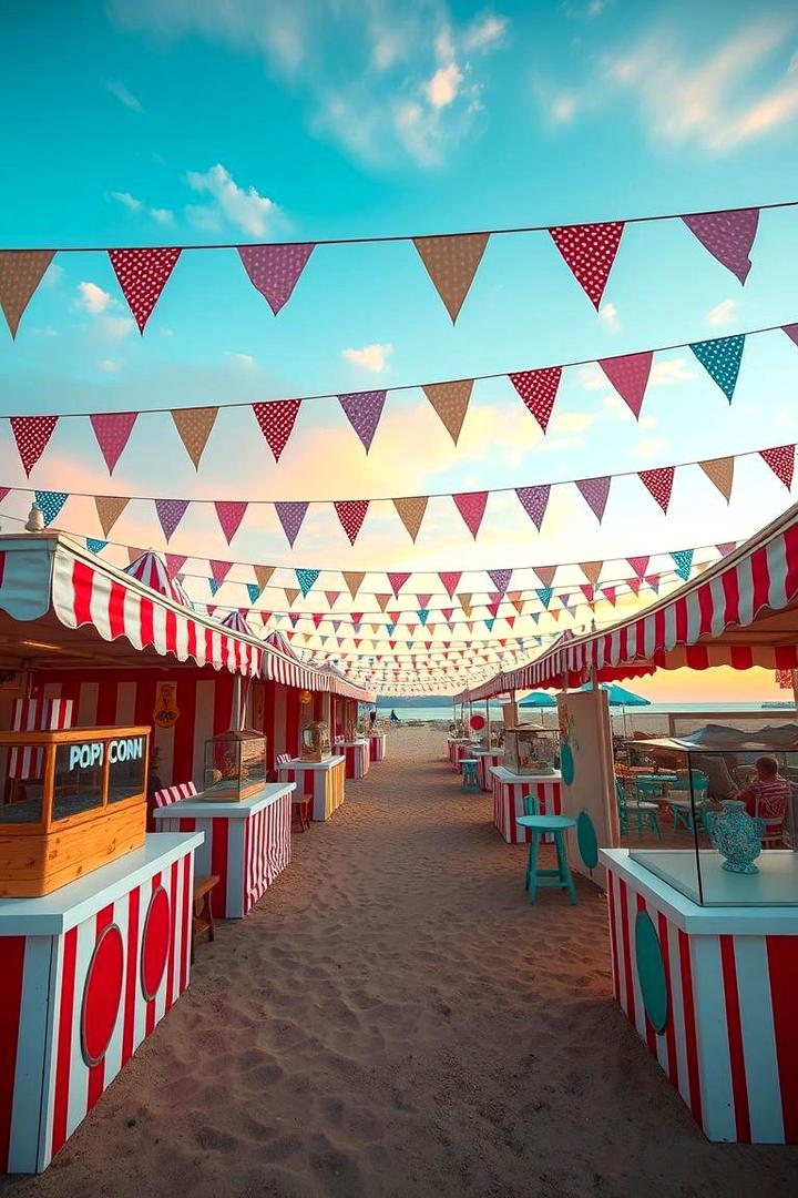 Whimsical Coastal Carnival - 21 Beach Wedding Ideas