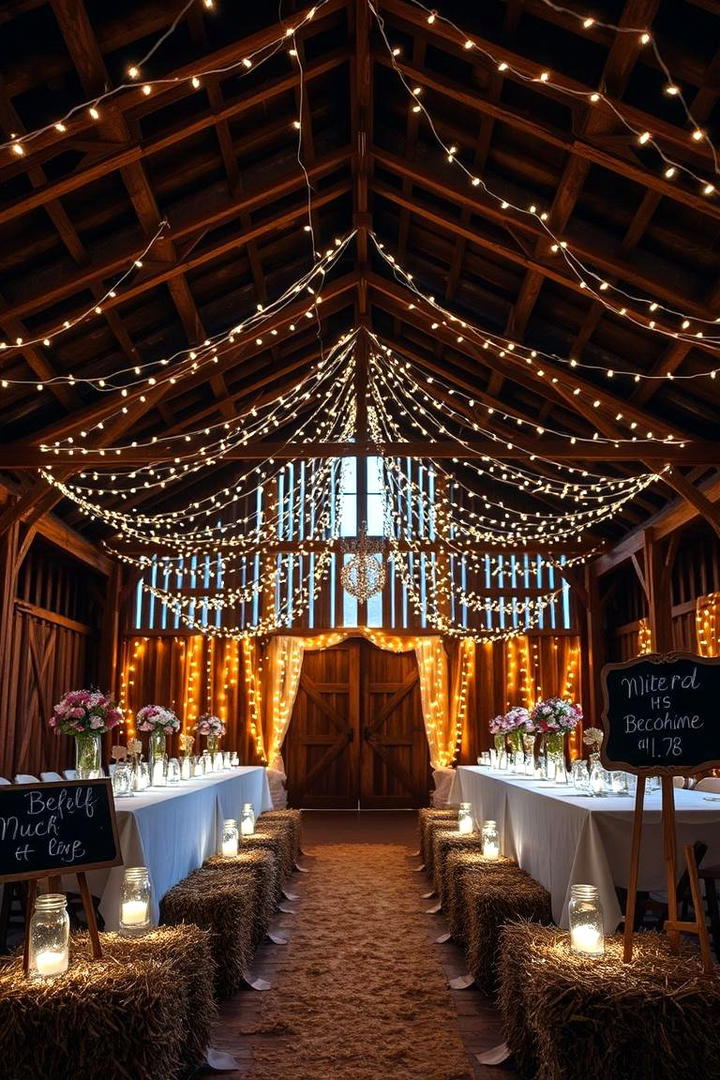 Whimsical Fairy Lights - 21 Barn Wedding Ideas