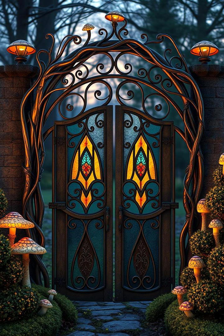 Whimsical Fairy Tale Gate - 30 garden gate ideas