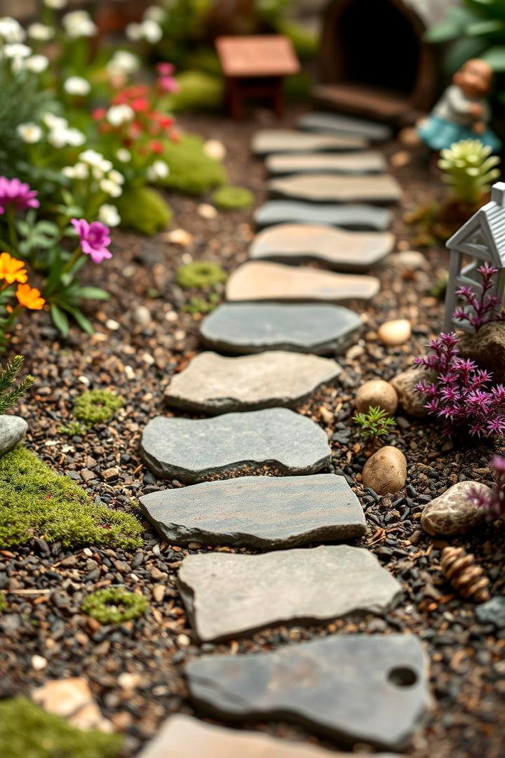 Whimsical Flagstone Garden Walkway - 30 Flagstone Walkway Ideas