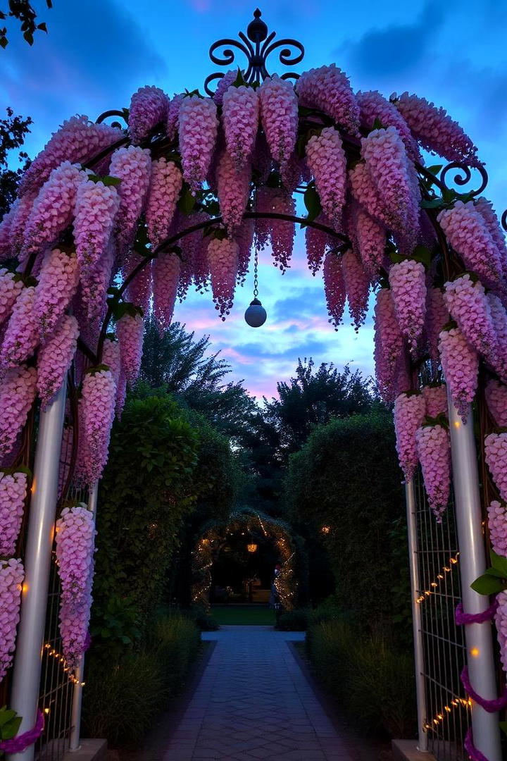 Whimsical Garden Arch - 30 driveway entrance ideas