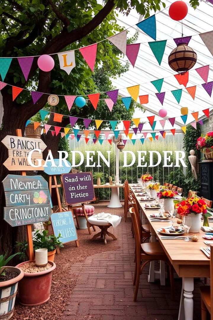 Whimsical Garden Decor - 21 Backyard Wedding Ideas