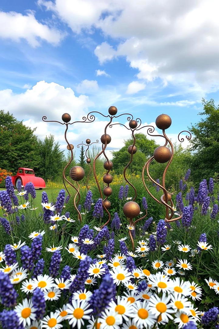 Whimsical Garden Sculptures - 30 Front Yard Landscaping Ideas