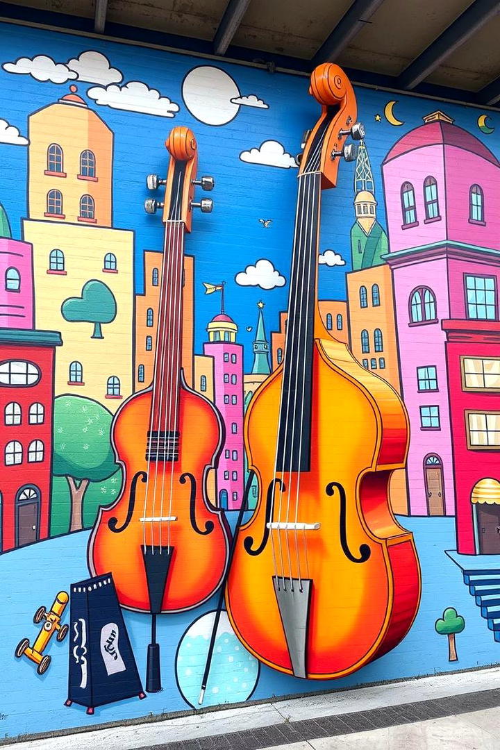 Whimsical Urban Scenes - 21 Nashville Murals