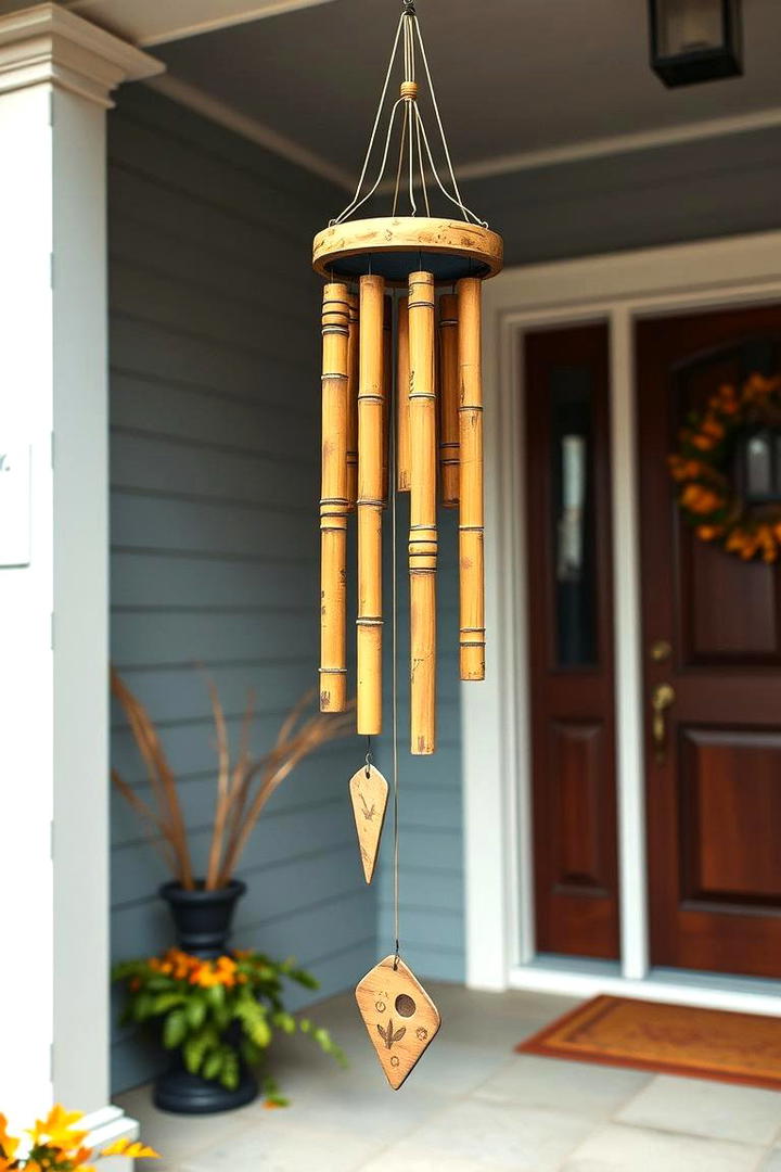 Whimsical Wind Chimes - 21 Fall Porch Decor Ideas