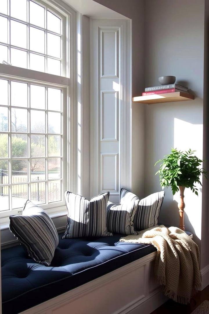 Whimsical Window Seat - 30 Cottage Living Room Ideas