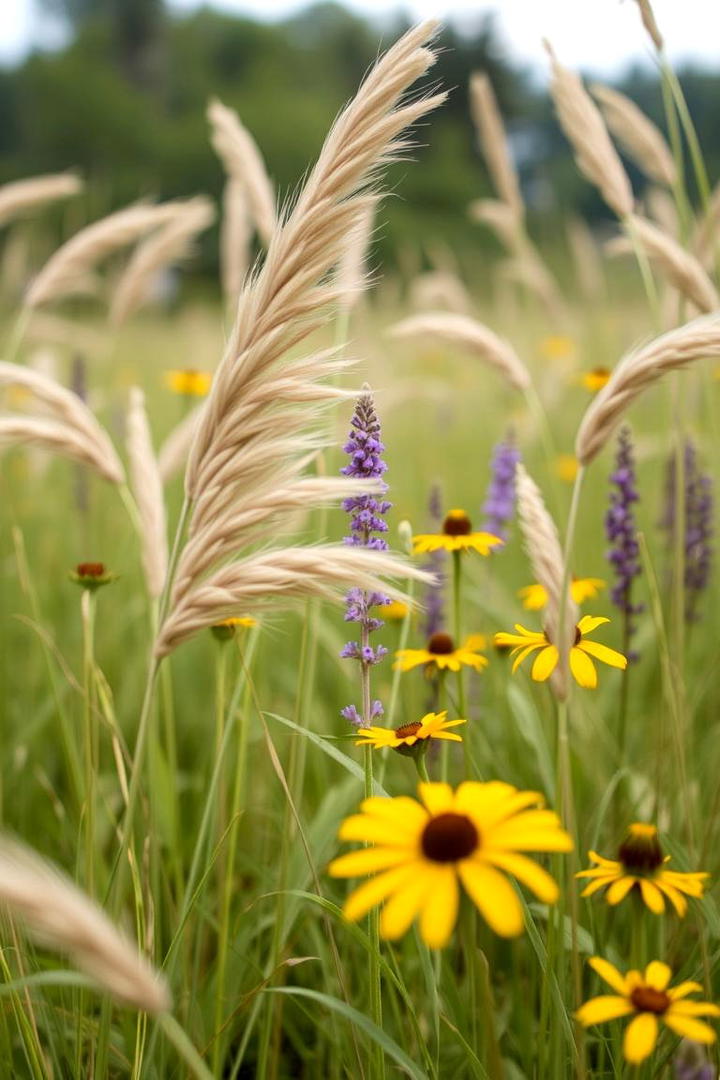 Whispering Meadowscape - 30 Perennial Flower Bed Ideas