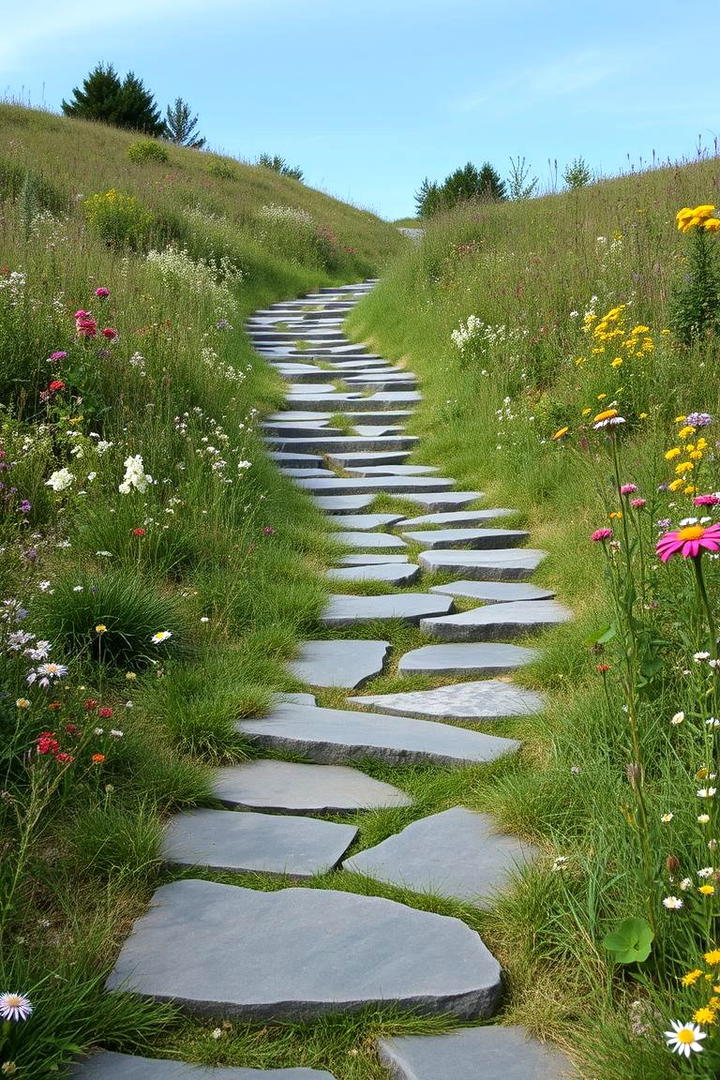 Winding Organic Path - 21 walkway ideas