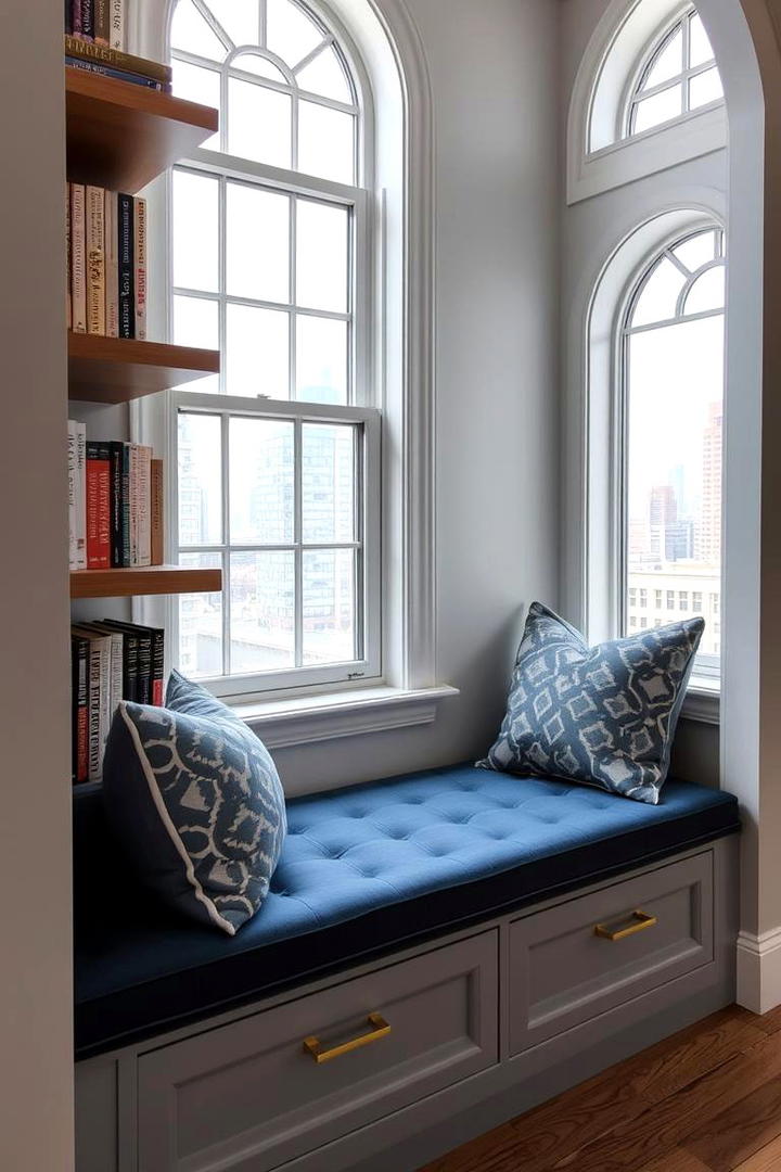 Window Seat with Storage - 30 Bay Window Ideas