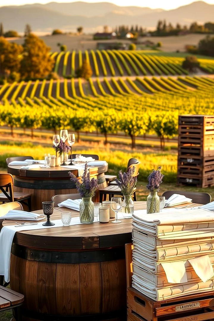 Wine Country Inspired Dining - 30 Outdoor Dining Area Ideas