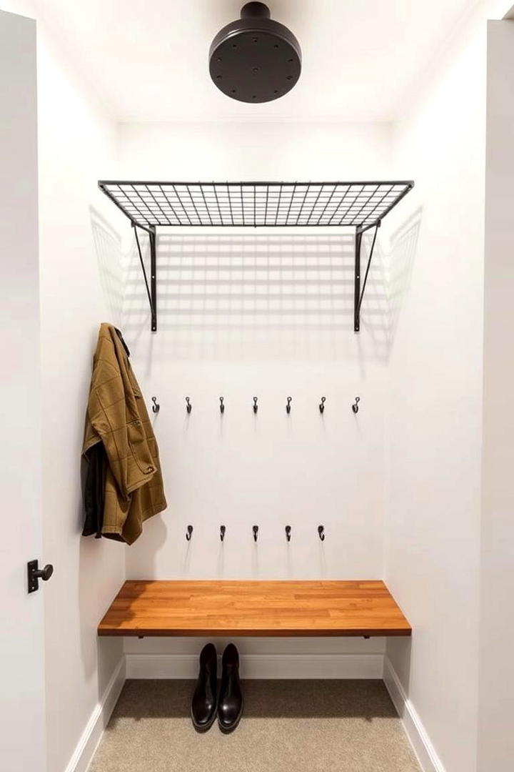 Wire Grid Hat Rack - 30 Hat Rack Ideas