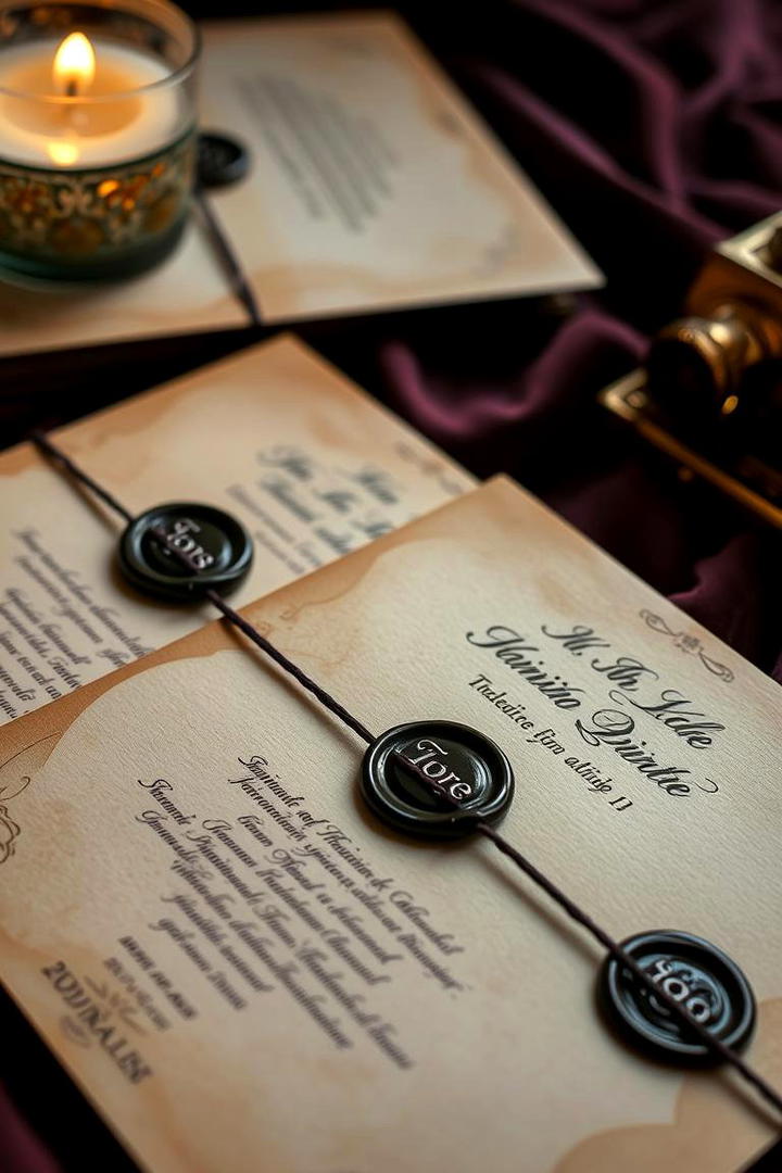 Wizarding Invitations and Stationery - 30 Harry Potter Wedding Ideas