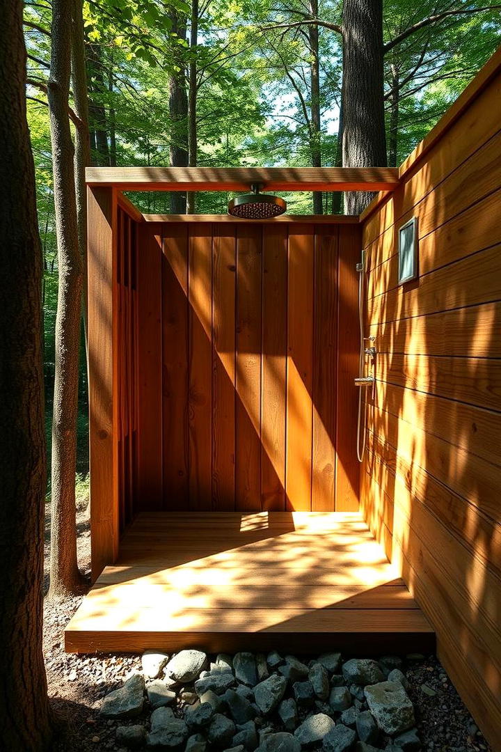 Wooden Haven Experience - 21 Outdoor Shower Ideas