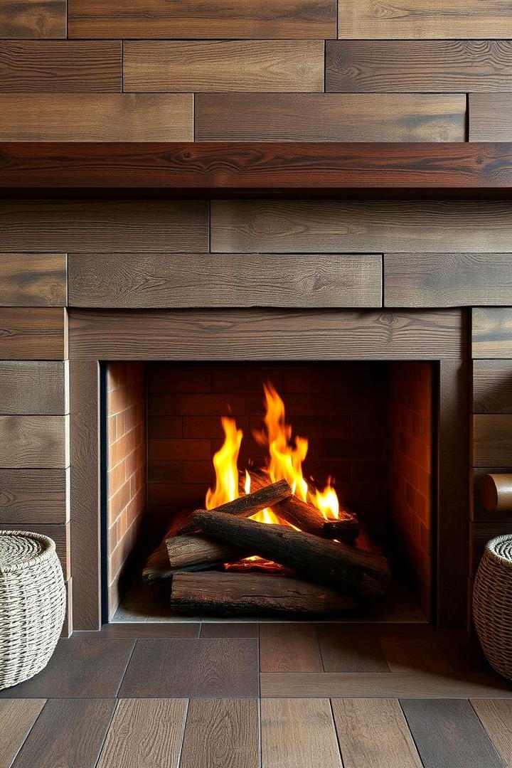 Woodland Revival - 21 Fireplace Tile Ideas