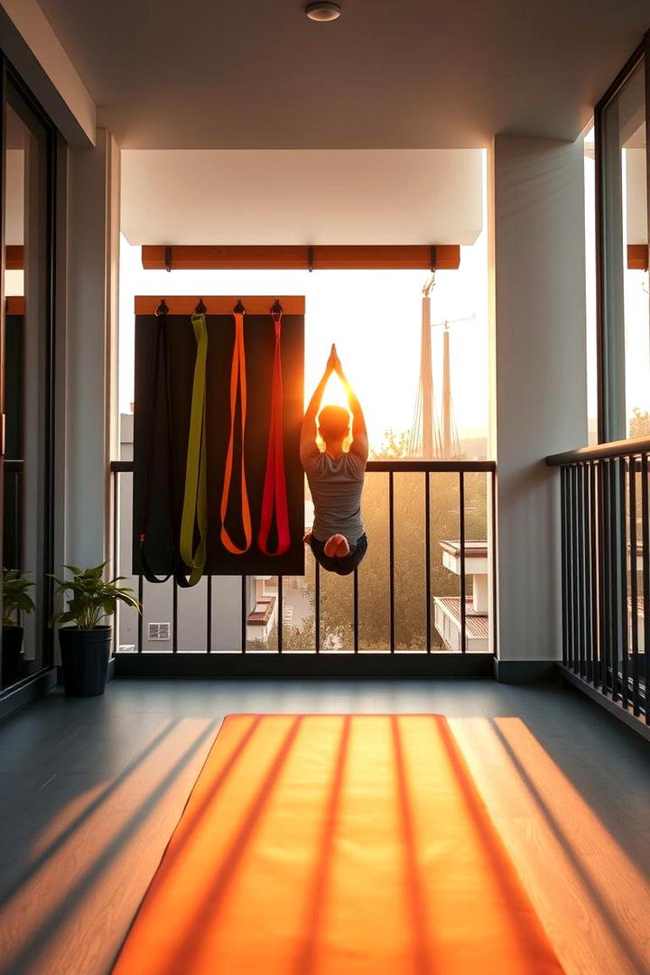 Workout and Yoga Space - 21 Balcony Ideas