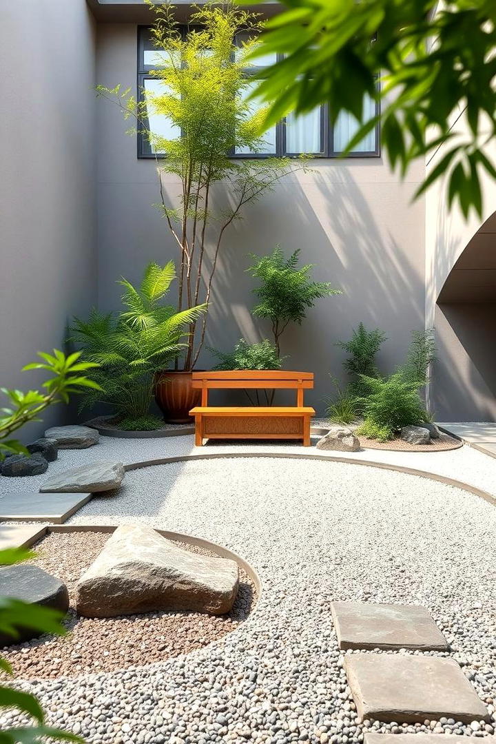 Zen Garden Courtyard - 21 Courtyard Ideas